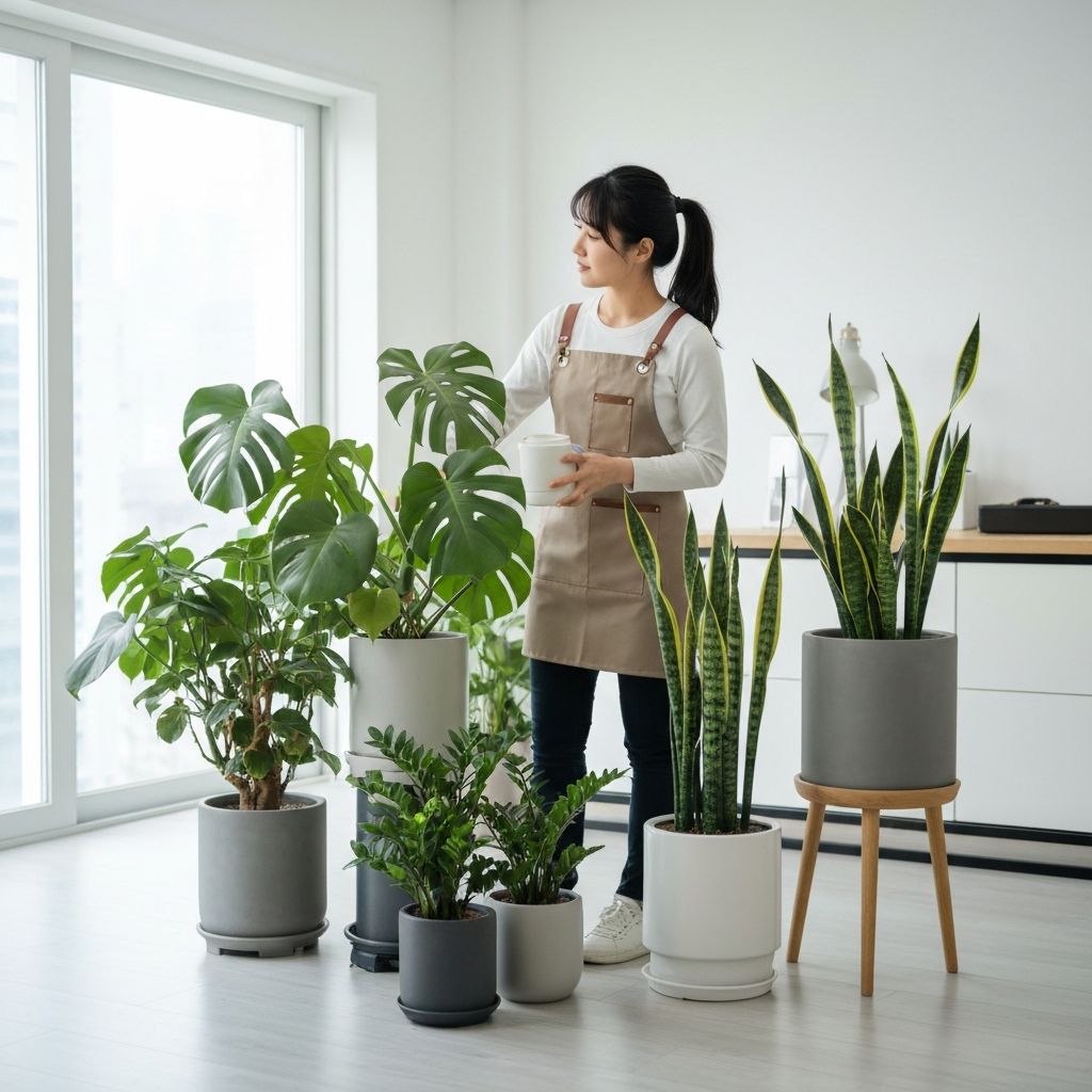 방문 식물 관리